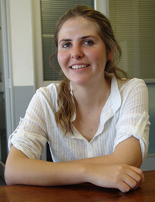 Click the image for a view of: Ilka interviewed at UJ in November 2010